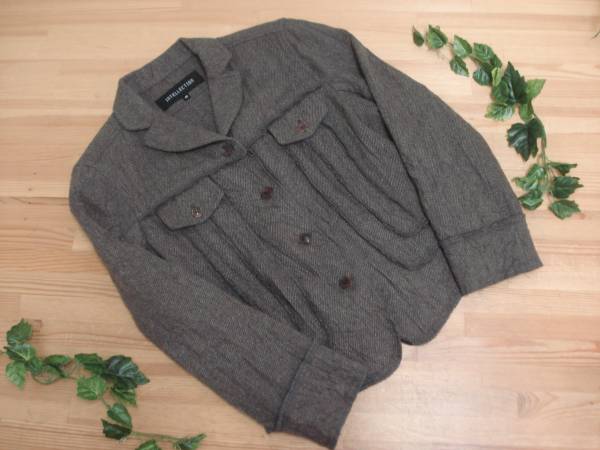 ☆ワールド インテレクション☆ツィード ソフトジャケット 40拍卖