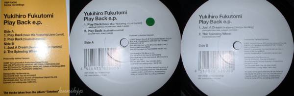 Yukihiro Fukutomi 福富幸宏 /Carolyn Harding Play back ep Forma 2001 house jazz拍卖
