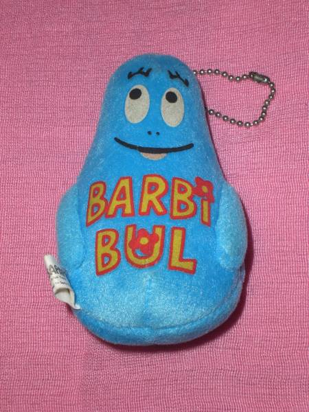 激レア!1993年 バーバパパ キャラクター ぬいぐるみキーチェーン① バーバピカリ拍卖
