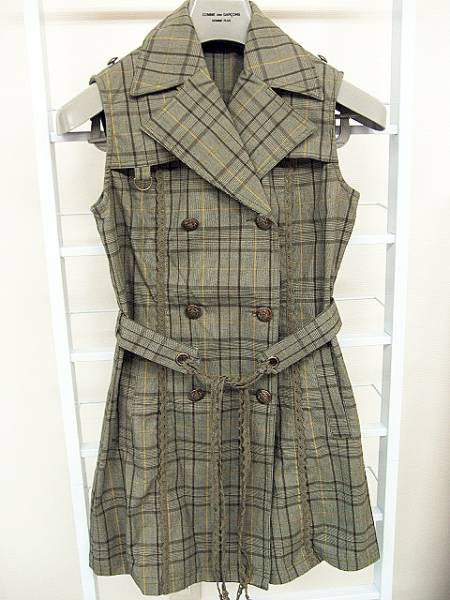 ◆Mouth Valley◆グレンチェックノースリーブライダース◆拍卖