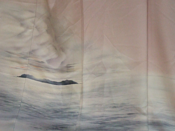 寿光織から織りと手描きでの訪問着未仕立て品 78万を5万で急いで処分です拍卖