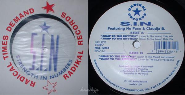 S.I.N. Jump to the rhythm Radical 1992!UK dance / house / techno 12" !拍卖