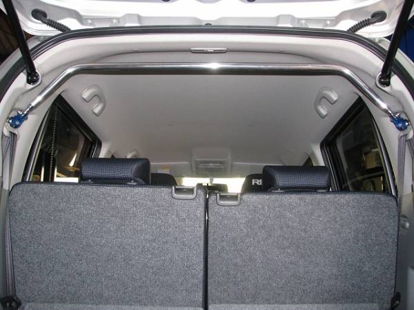 ワゴンR(MH23系5DR全車)リヤピラーバー(天井に沿わすスクエアタイプ)(新品箱入り、税込み)拍卖