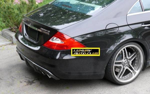 ベンツ W219 CLS55 CLS63 カーボンディフューザー エアロ AMG スポイラ- リアルカ-ボン綾織り 外装カスタム拍卖