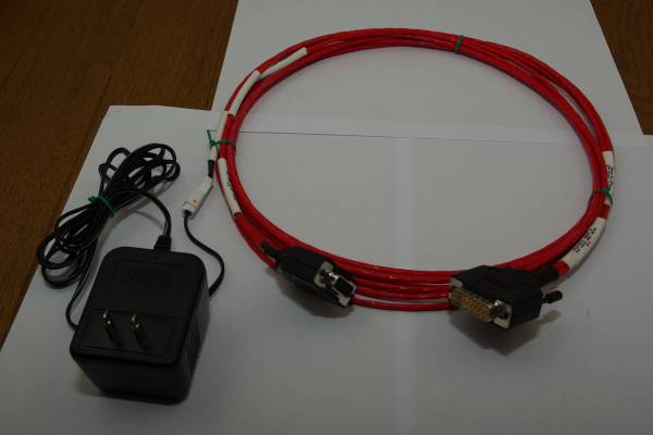 ☆即決!電源アダプタとつながったRS-232ケーブル!!☆拍卖