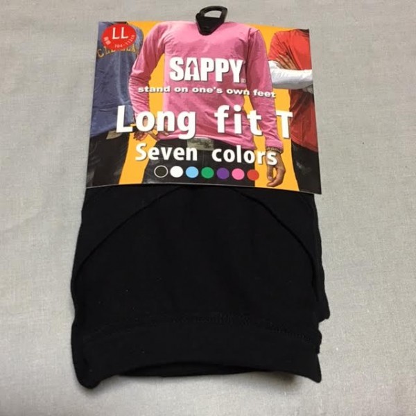 SAPPY 長袖Tシャツ 新品タグ付き ブラック LL拍卖