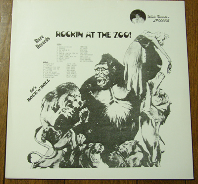 ROCKIN AT THE ZOO - LP/50's,ロカビリー,Tommy Hawk,Jackie Lowell,Tiny Topsy,Kenny Baker,Ric Cartey,Sammy Jackson,Wendi Records拍卖