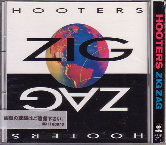 フーターズ Hooters CD/ジグ・ザグ 1989年 80年代 日本盤 廃盤拍卖