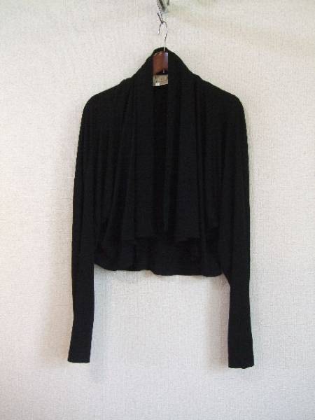 OMO NORMAKAMALI(レナウン)黒デザイントッパーカーデ(61415)拍卖