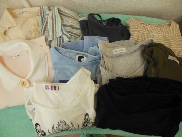 ★レディーストップス 10点セット サイズ不明 リメイク用にも拍卖