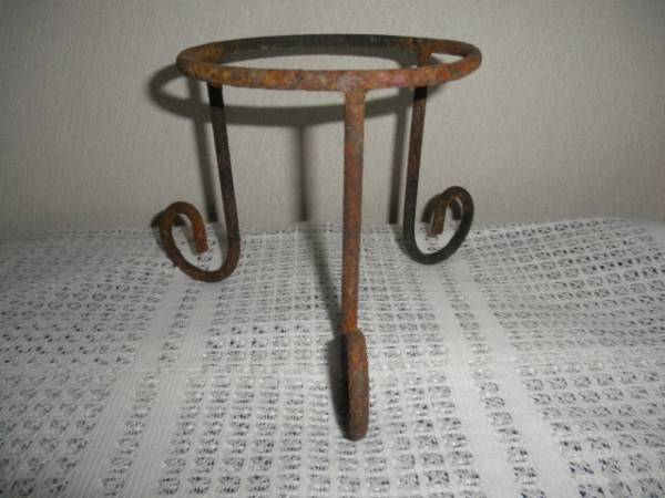 @@ 工芸品/金属工芸/鉄製/鉄/その他/古民具/古道具/五徳?/オブジェ拍卖