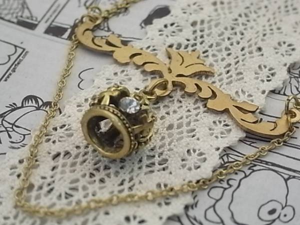 ◆新品◆真鍮 王冠 クラウンネックレス拍卖