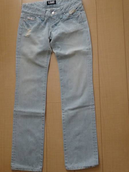 used★LANG DIMENSIONダメージ加工ジーンズ★23拍卖
