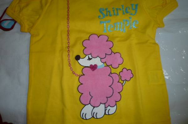 新品タグ付きシャーリーテンプルプードル半袖Tシャツ110cm黄拍卖