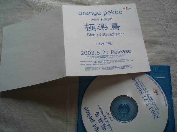 orange pekoeオレンジペコー/極楽鳥拍卖
