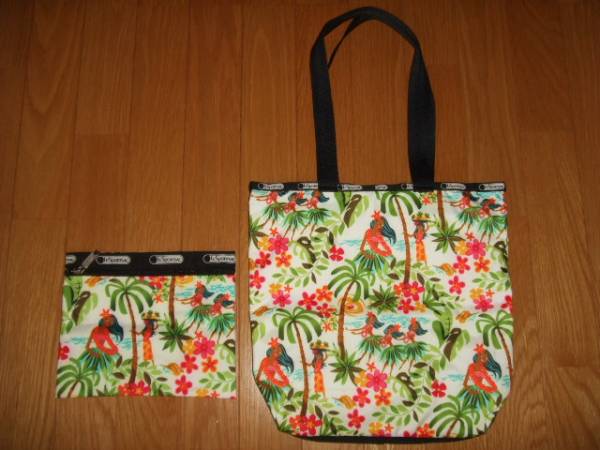 レスポートサック☆バケットトート☆ハワイ限定☆バッグ☆フラ柄拍卖