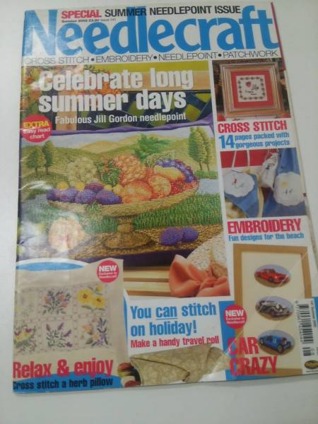 ■ARTBOOK_OUTLET■ N2-203 ★クロスステッチ 刺繍 ニードルポイント図案 NEEDLECRAFT CROSS STITCH 2002年 夏号 入手困難拍卖