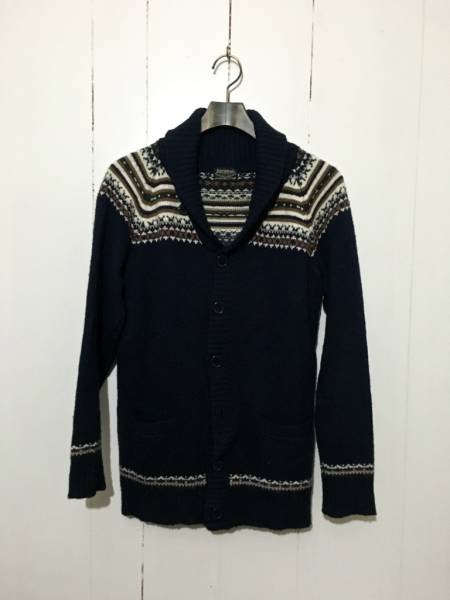 ☆JOURNAL STANDARD ニットセーター カーディガン ネイティブ柄拍卖