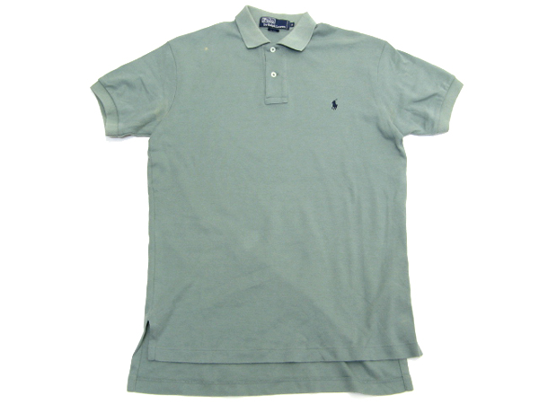 【ポロラルフローレン】ポロシャツ 淡いセージ Sサイズ ★ RRL RUGBY PS ST 半袖シャツ拍卖