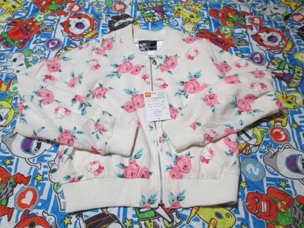 ○新品♪キティ総柄ブルゾン婦人Mクリーム○拍卖