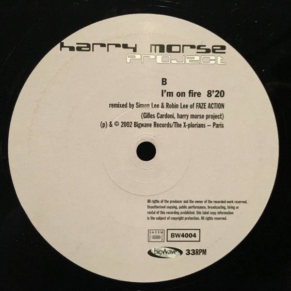 Harry Morse Project / I'm On Fire拍卖