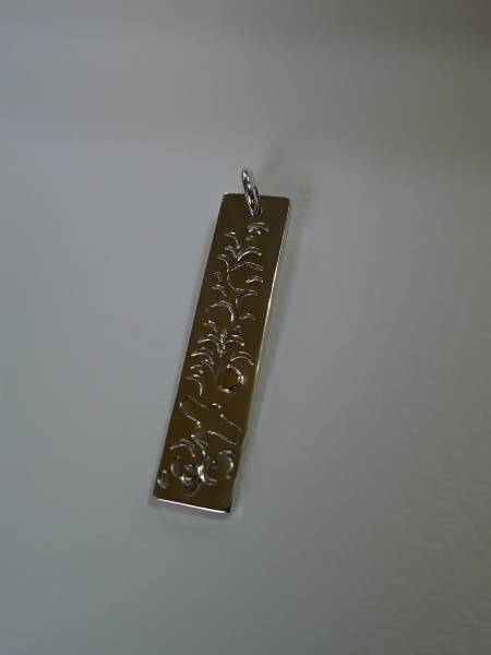 シルバー950/18K 唐草イーグル ペンダント/検 ゴローズ拍卖