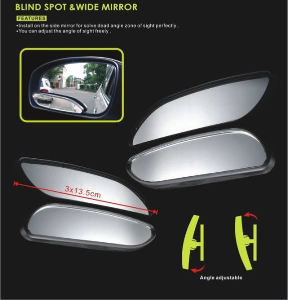 ブラインドスポット&ワイドミラーtype2 ドアミラー 死角から守る 安全確保 角度調整可 トヨタ ホンダ マツダ スバル 三菱 スズキ ダイハツ拍卖