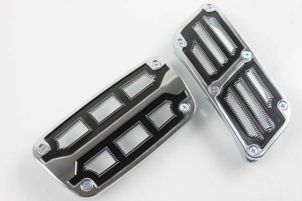 汎用 デザインアルミペダルAT用 ペダルカバー 高級感抜群 車内 パーツ 部品 カーアクセサリー 通販 カー用品 トヨタ ホンダ 日産拍卖