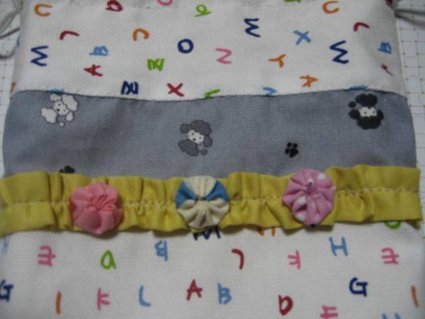 ★ハンドメイド 子供~大人 巾着 コップ入れ 小物入れ D拍卖
