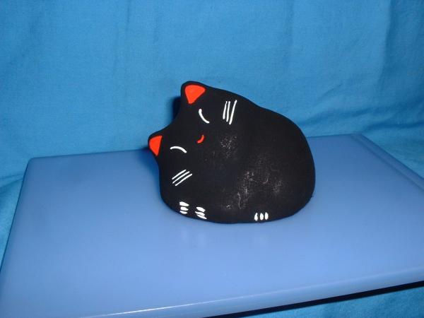 ◎即決●子猫の寝姿(トラ)  張り子の置物 NO.36 拍卖