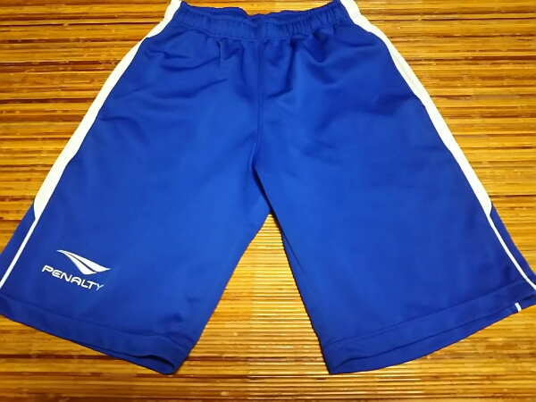 penaltyペナルティサッカージャージハーフパンツフットサルM青拍卖