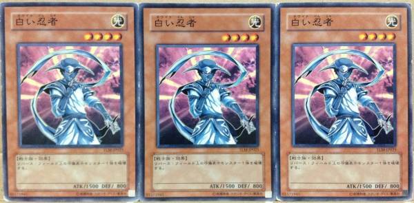 ☆遊戯王 白い忍者(ノーマル) 3枚セット TLM-JP025 即決☆拍卖