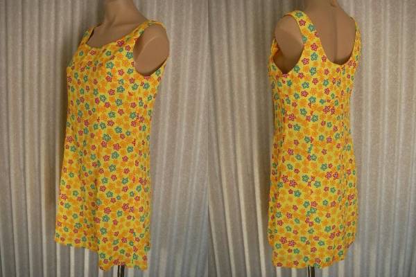 EUROPESTYLE 【Miler】 可愛い黄色 花柄 ワンピース Mサイズ拍卖