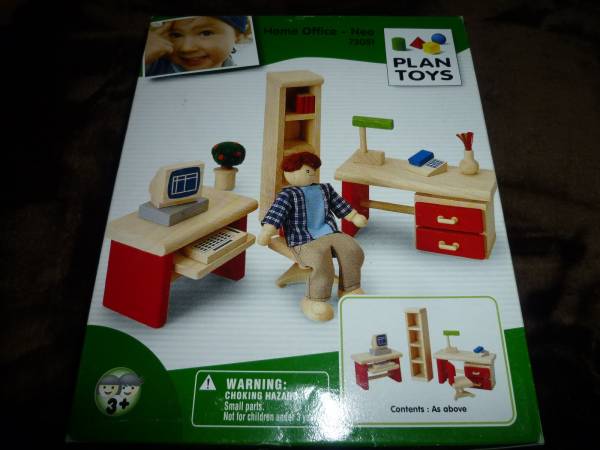 未使用 PLANTOYS プラントイ 73051 Home Office ドールハウス拍卖