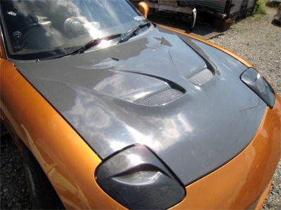 ◎RX-7 FD3S エアロボンネットFRP製◎MISSION拍卖