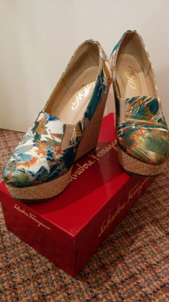 即決★24cmウエッジソールサンダル新品未使用品拍卖