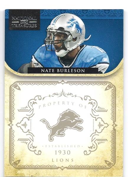 2011 National Treasures Nate Burleson レギュラー /99拍卖