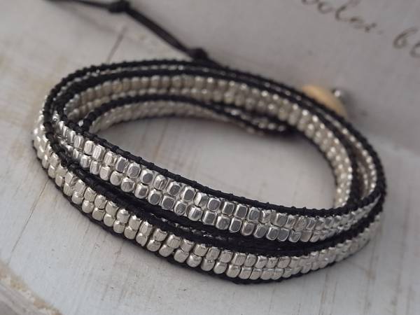 ★新入荷★ユニセックス真鍮・ブラス3RAPブレスレット拍卖