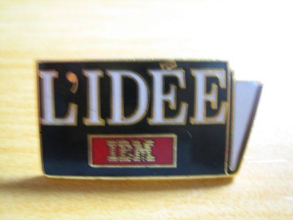 L'IDEE IBM ピンバッジ ロゴ パソコン拍卖