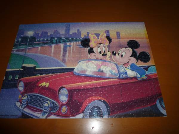 非売品 レア 販促 展示品 ミッキー ミニー ディズニー パズル ★拍卖