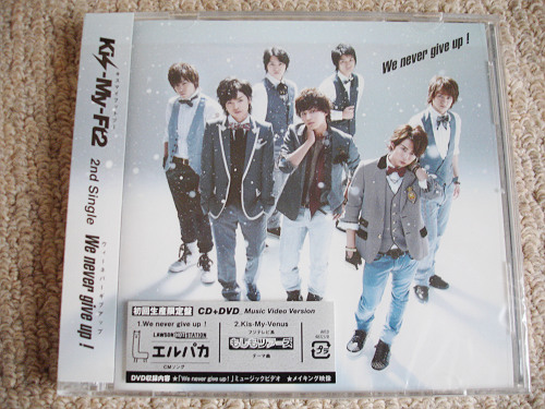送料無料■Kis-My-Ft2■We never give up!■初回生産限定盤 CD+DVD★安心の匿名配送です♪拍卖