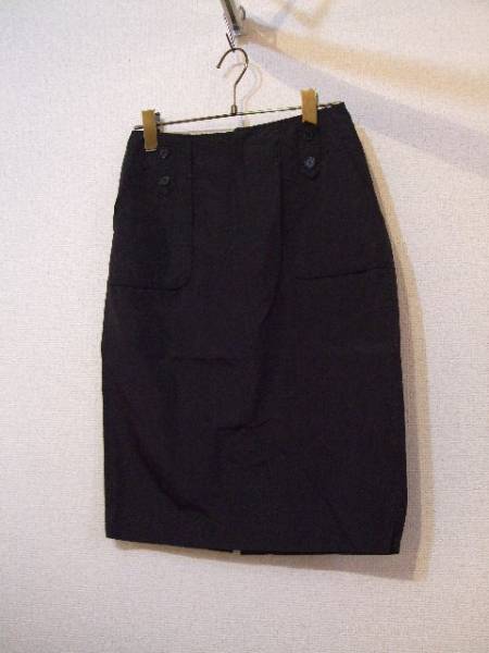 VOICE MAILE(ワールド)黒膝丈タイトスカート(USED)101313②)拍卖