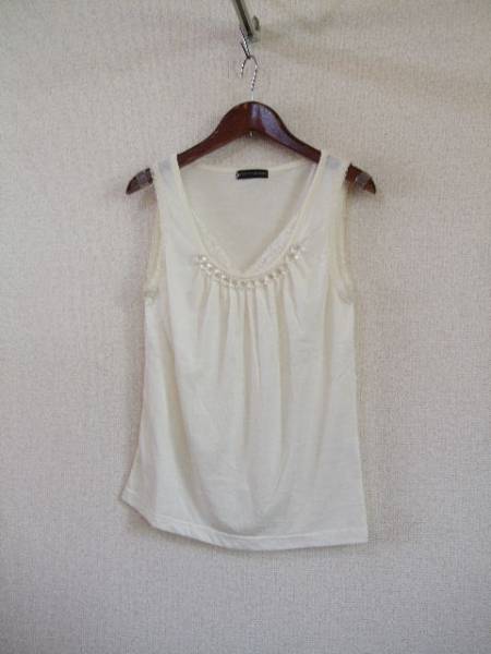 FORTUNECOOKIES白レース付ノースリーブ(USED)52115拍卖