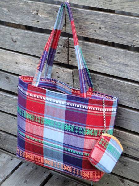 ★ アジアンバッグ 新品 ★ ポーチ付き ★ ベトナム製 送料込み拍卖