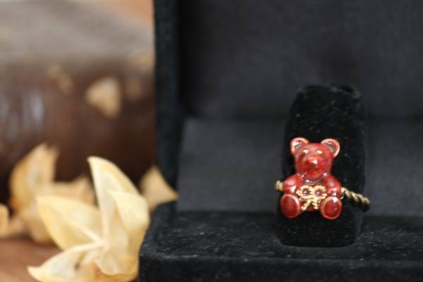 ★新商品★キュートなテディベアリングB拍卖