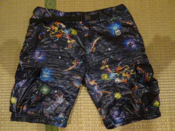 宇宙柄 ギャラクシー コズミック ハーフパンツ 短パン M拍卖