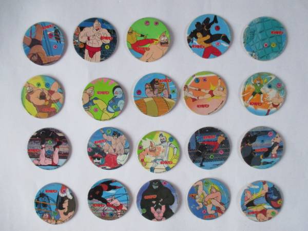 昭和 レトロ 当時 丸 面子 メンコ めんこ キン肉マン 20枚 古 2拍卖
