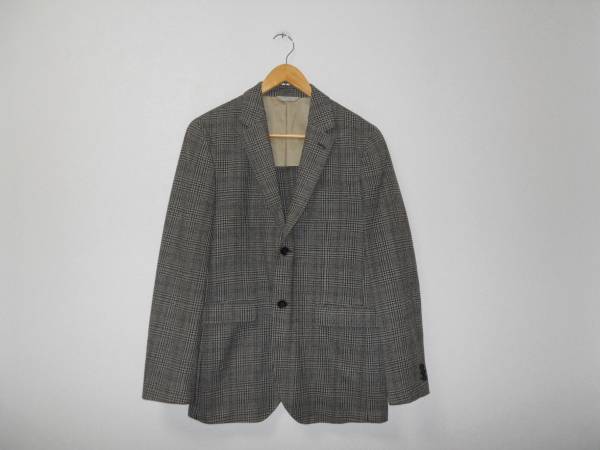 バナナリパブリック 2釦 ウール素材 シングル ジャケット 38 (3F 13拍卖