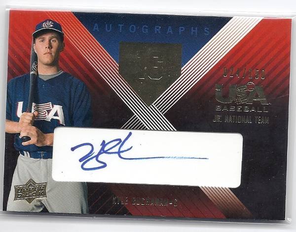 2008 UD USA Kyle Buchanan Auto Blue /150拍卖