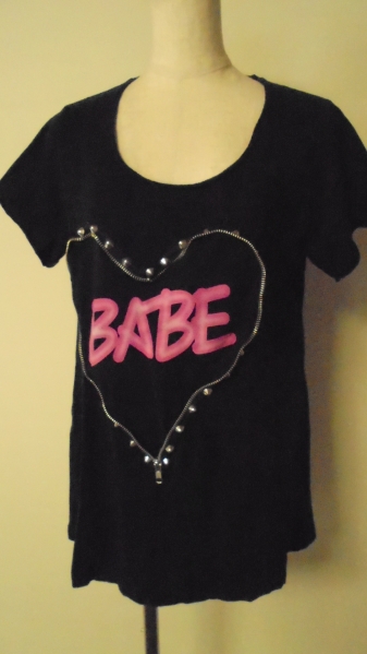 RNA スタック付 カットソー ハート ジップデザイン 拍卖